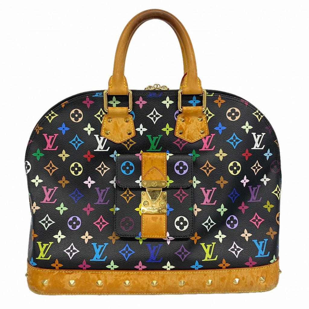 Louis Vuitton Handbag Monogram Multicolor Alma GM Noir