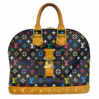 Louis Vuitton Handbag Monogram Multicolor Alma GM Noir