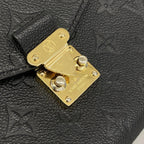 Louis Vuitton Handbag Monogram Empreinte Pochette Metis MM Noir 2-Way — view 9