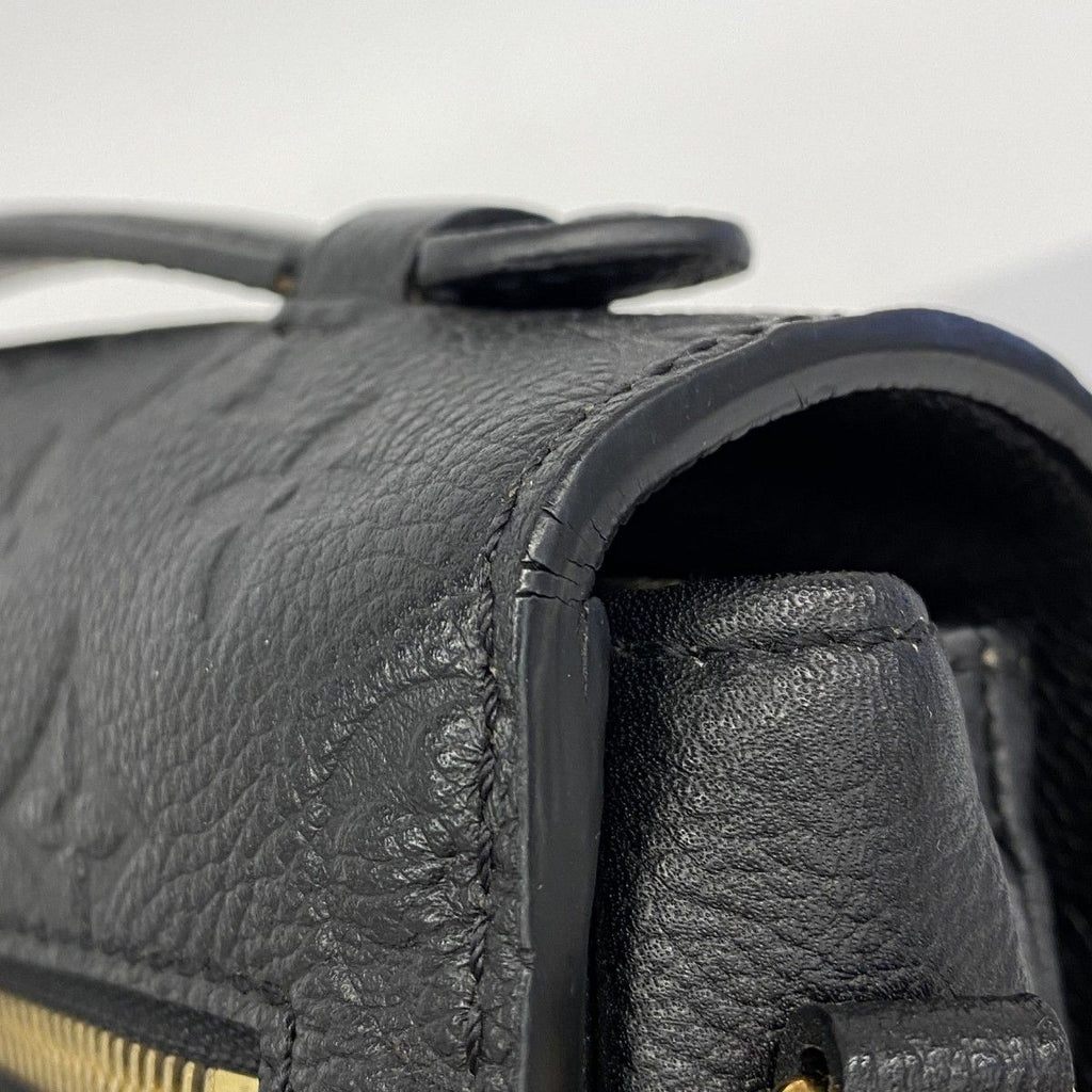 Louis Vuitton Handbag Monogram Empreinte Pochette Metis MM Noir 2-Way — view 6