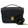 Louis Vuitton Handbag Monogram Empreinte Pochette Metis MM Noir 2-Way