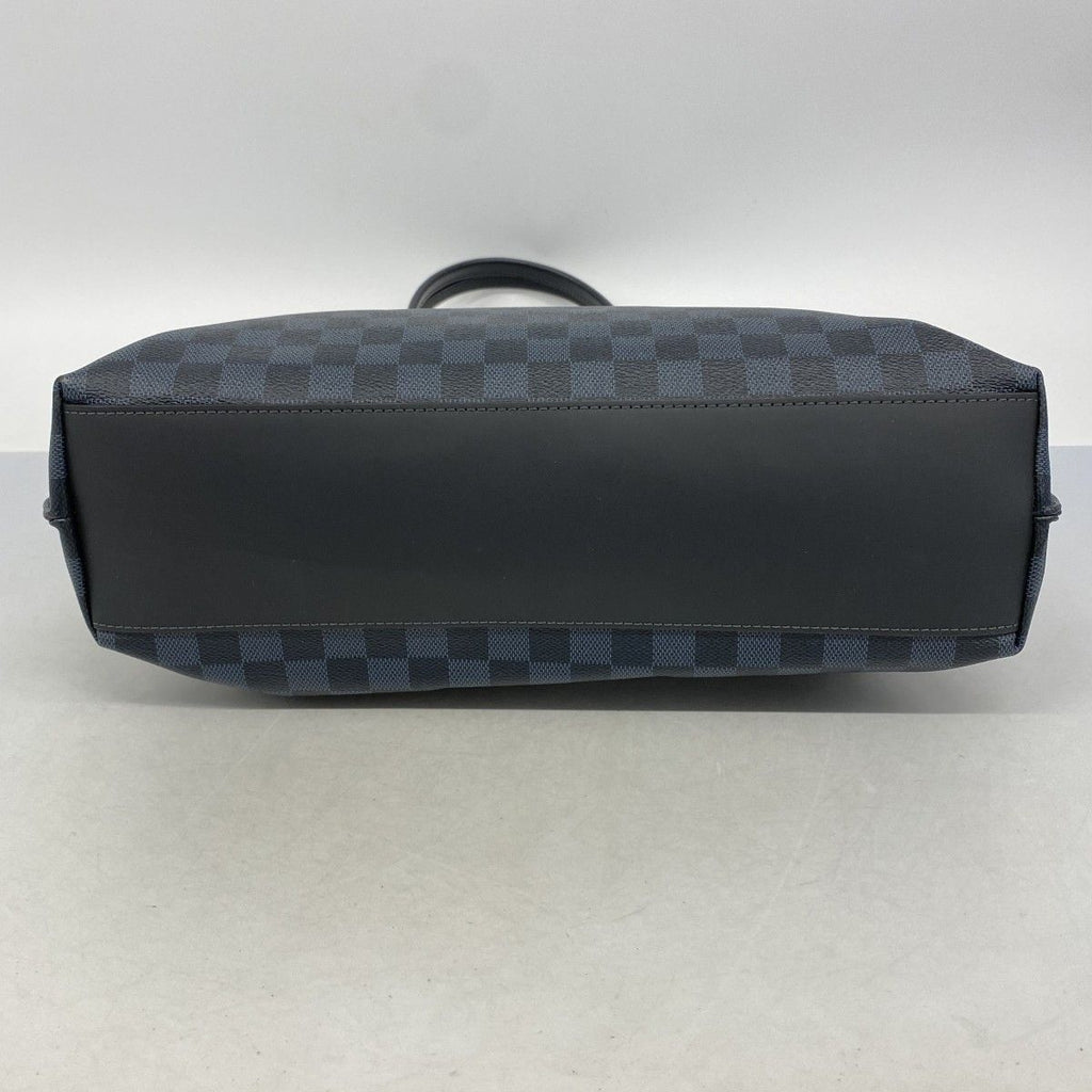Louis Vuitton Tote Damier Cobalt Cabavoyage Ja Black Navy — view 3