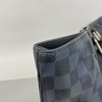 Louis Vuitton Tote Damier Cobalt Cabavoyage Ja Black Navy — view 7