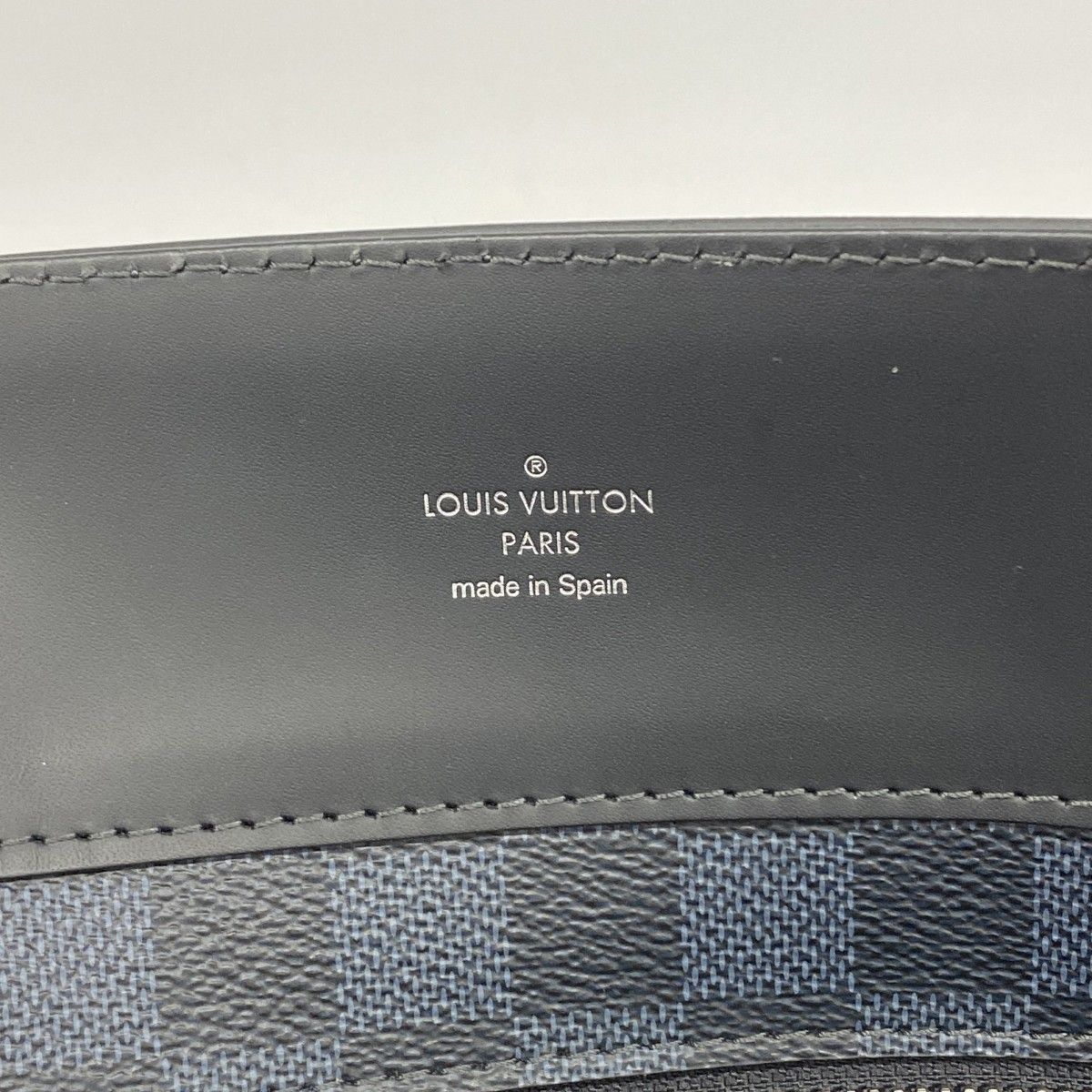 Louis Vuitton Tote Damier Cobalt Cabavoyage Ja Black Navy — view 5