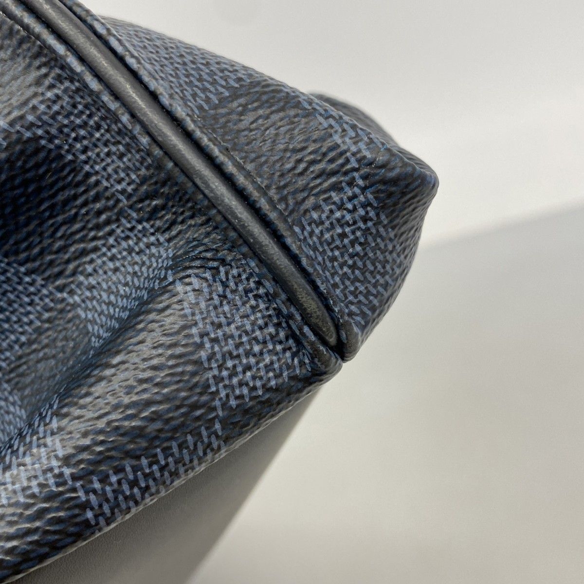 Louis Vuitton Tote Damier Cobalt Cabavoyage Ja Black Navy — view 9