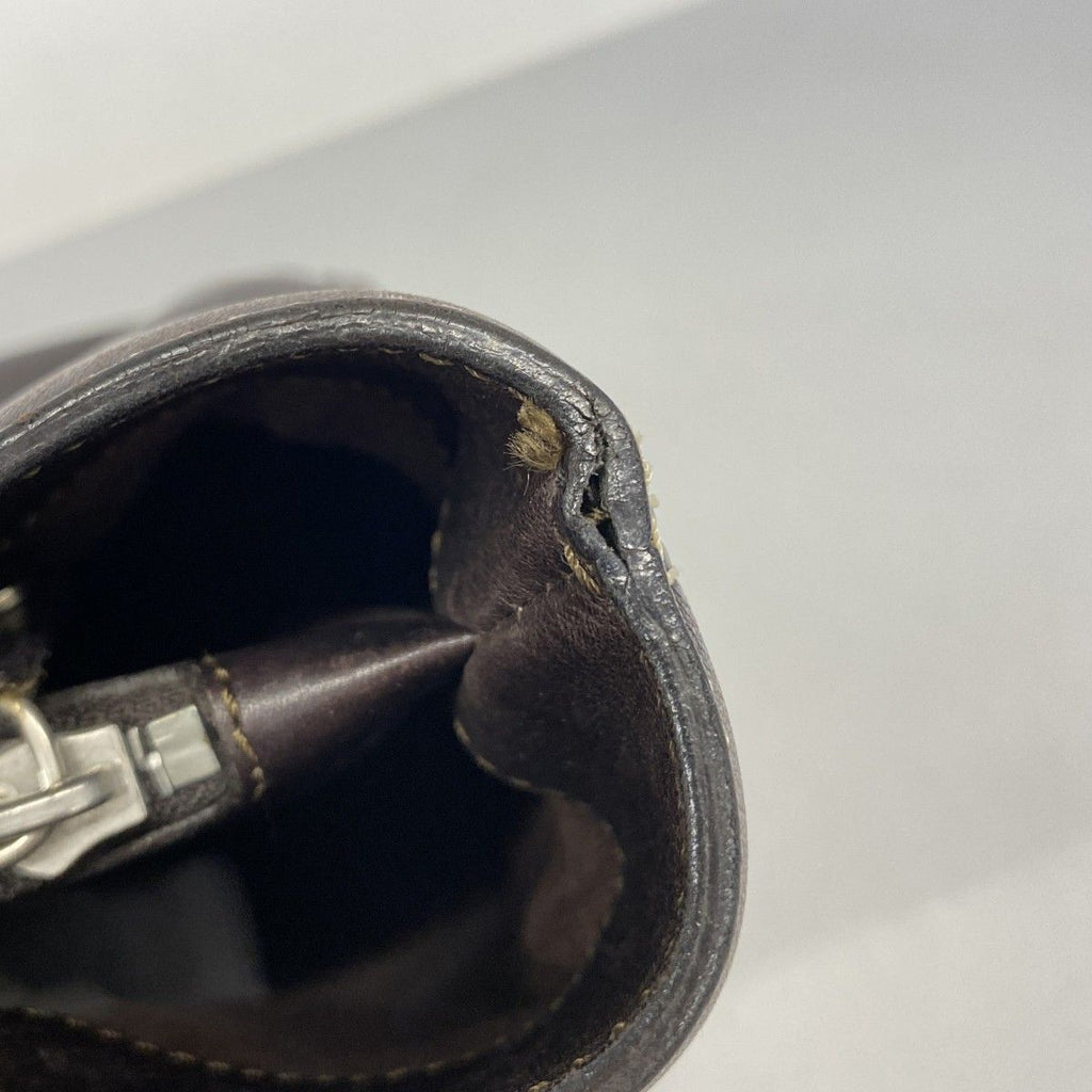 Celine Handbag Boogie Bag Leather Brown Silver — view 6