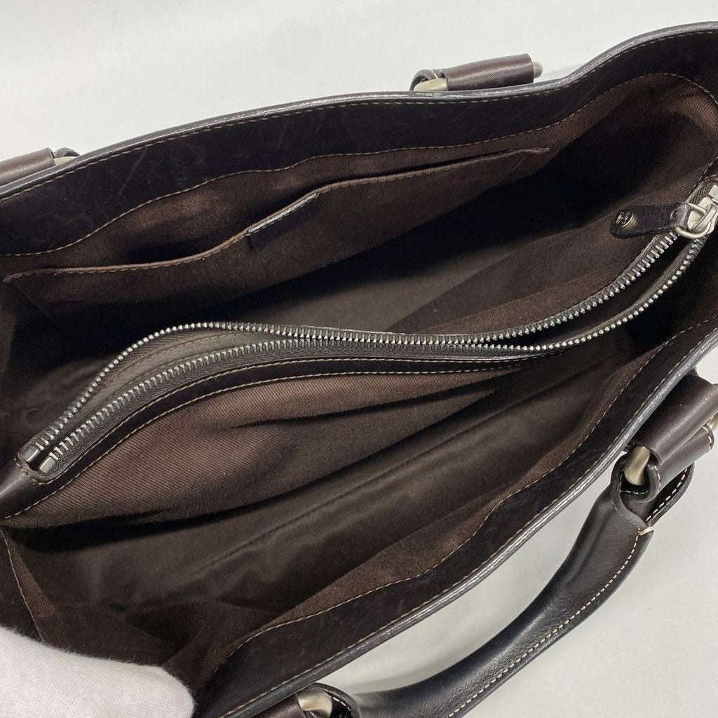 Celine Handbag Boogie Bag Leather Brown Silver — view 4