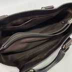 Celine Handbag Boogie Bag Leather Brown Silver — view 4