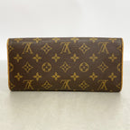 Louis Vuitton Shoulder Bag Monogram Pochette Twin GM Brown — view 9