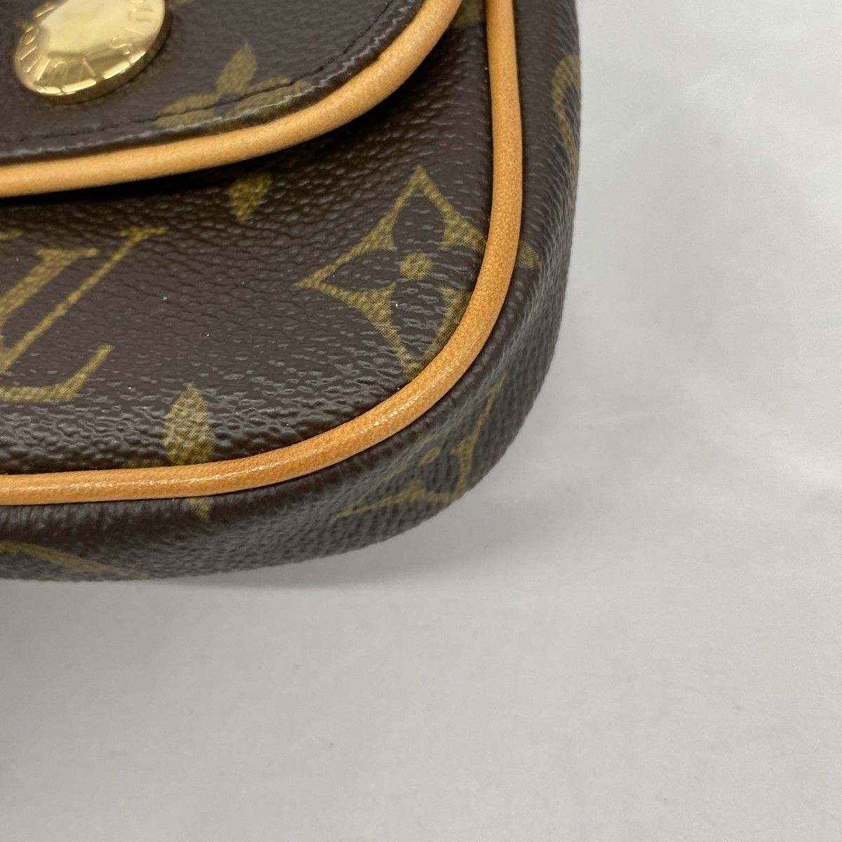 Louis Vuitton Shoulder Bag Monogram Pochette Cancun Brown — view 7