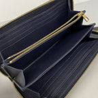 Louis Vuitton Wallet Monogram Empreinte Zippy Marine — view 3