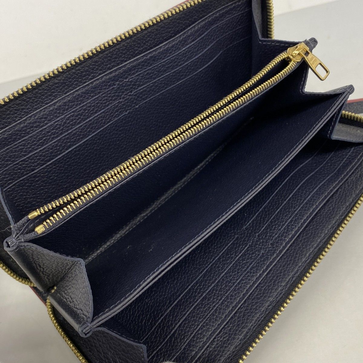 Louis Vuitton Wallet Monogram Empreinte Zippy Marine — view 3