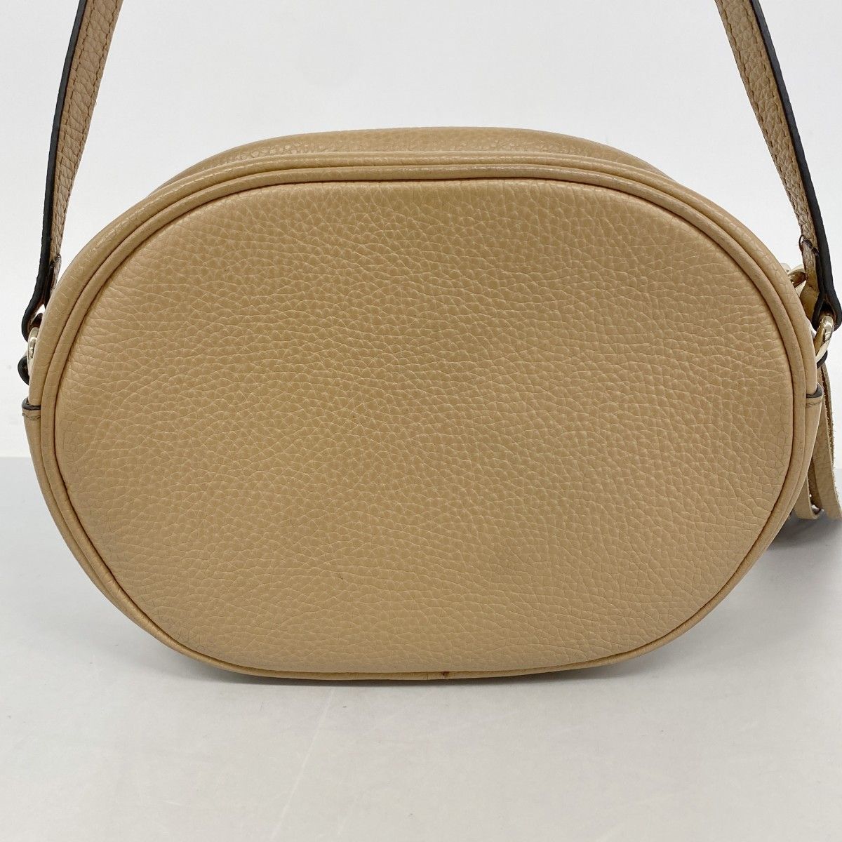 Gucci Shoulder Bag Soho Leather Beige Champagne Gold — view 8