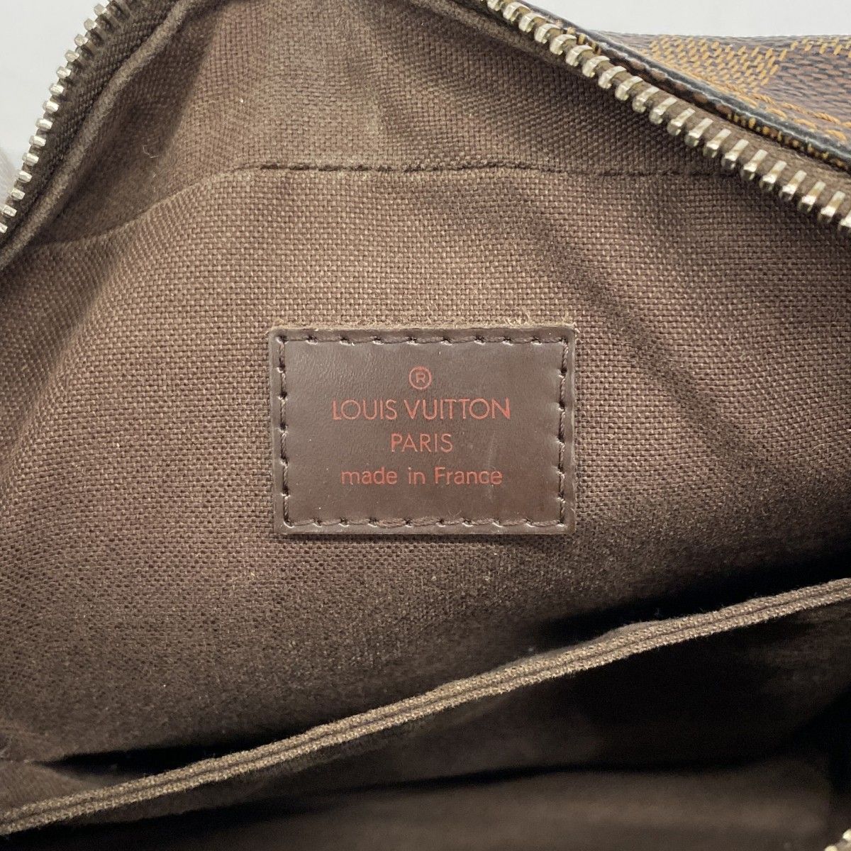 Louis Vuitton Shoulder Bag Damier Olaf PM Brown Ebene — view 5