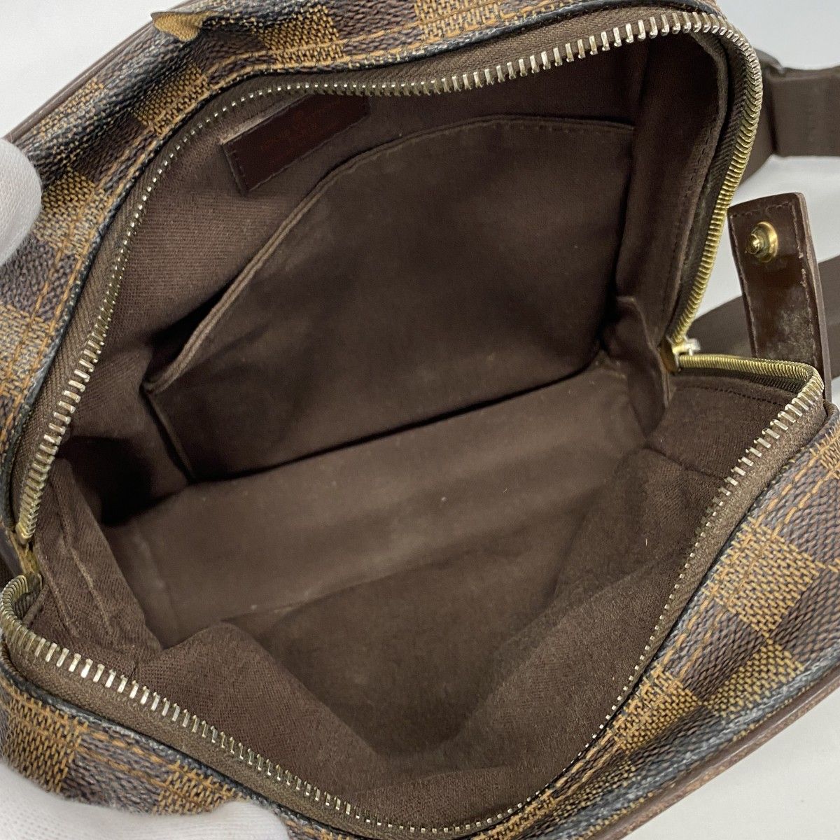 Louis Vuitton Shoulder Bag Damier Olaf PM Brown Ebene — view 4