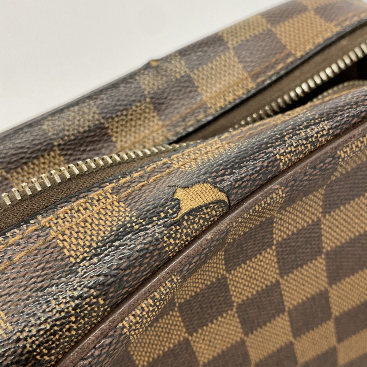 Louis Vuitton Shoulder Bag Damier Olaf PM Brown Ebene — view 7