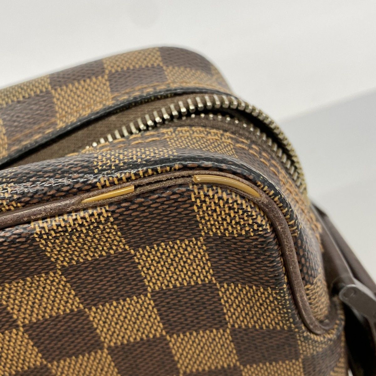 Louis Vuitton Shoulder Bag Damier Olaf PM Brown Ebene — view 8