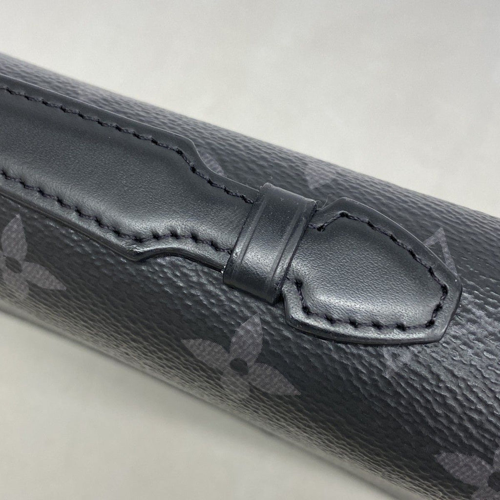 Louis Vuitton Wallet Monogram Eclipse Zippy XL Black — view 6