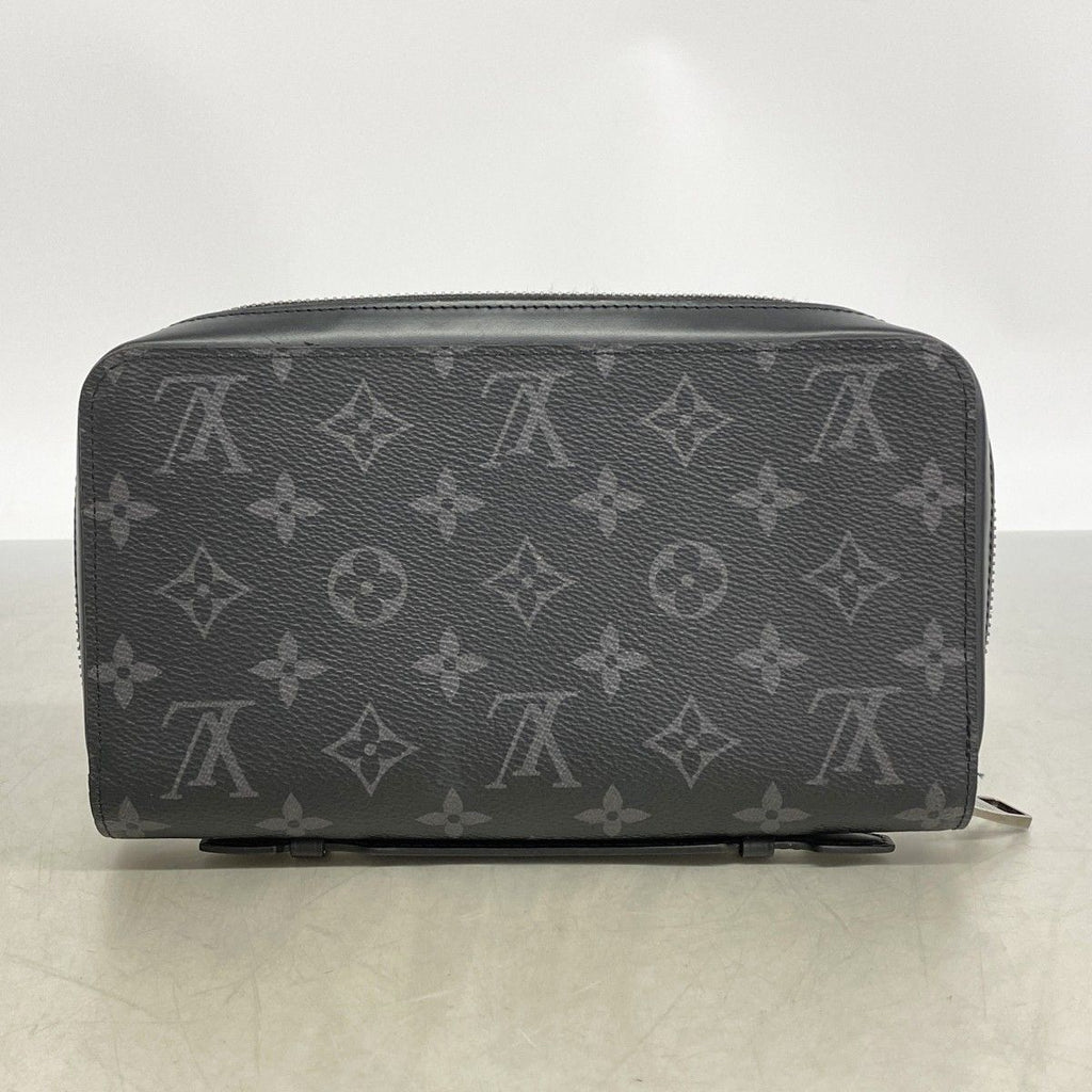 Louis Vuitton Wallet Monogram Eclipse Zippy XL Black — view 7
