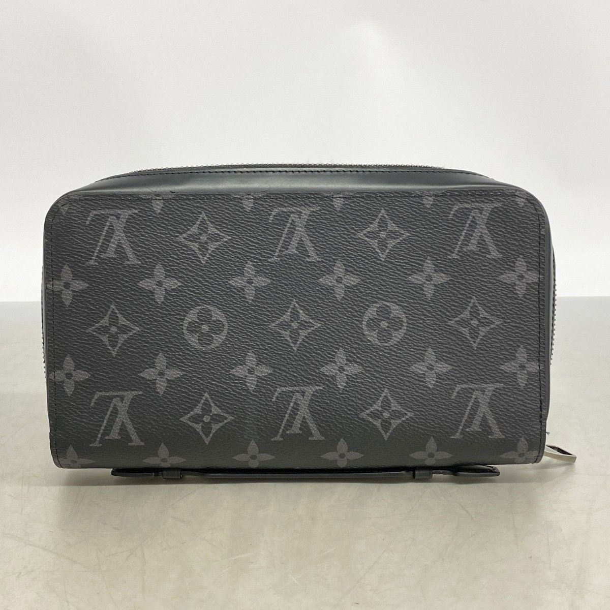 Louis Vuitton Wallet Monogram Eclipse Zippy XL Black — view 7