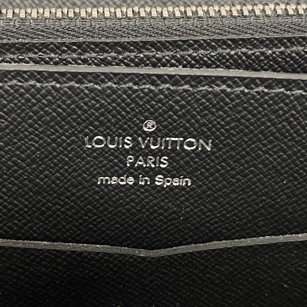 Louis Vuitton Wallet Monogram Eclipse Zippy XL Black — view 4