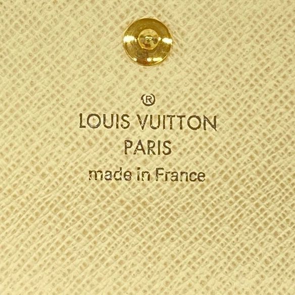 Louis Vuitton Key Case Damier Azur Multicles 4 White Key Holder — view 4
