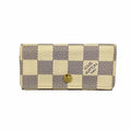 Louis Vuitton Key Case Damier Azur Multicles 4 White Key Holder