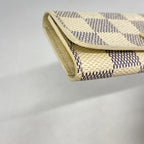 Louis Vuitton Key Case Damier Azur Multicles 4 White Key Holder — view 5