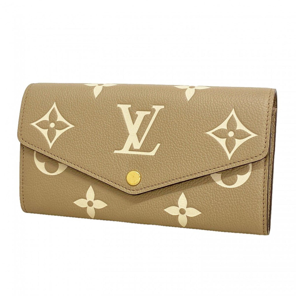 Louis Vuitton Wallet Monogram Empreinte Bicolor Portefeuille Sarah NM Tourterell