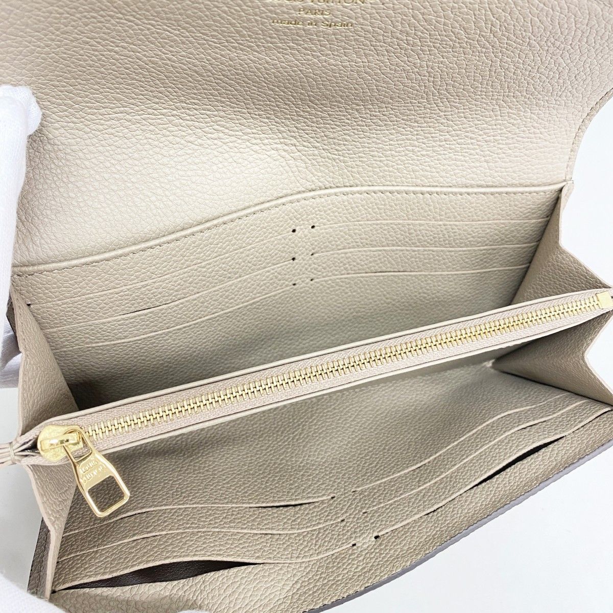 Louis Vuitton Wallet Monogram Empreinte Bicolor Portefeuille Sarah NM Tourterell — view 3