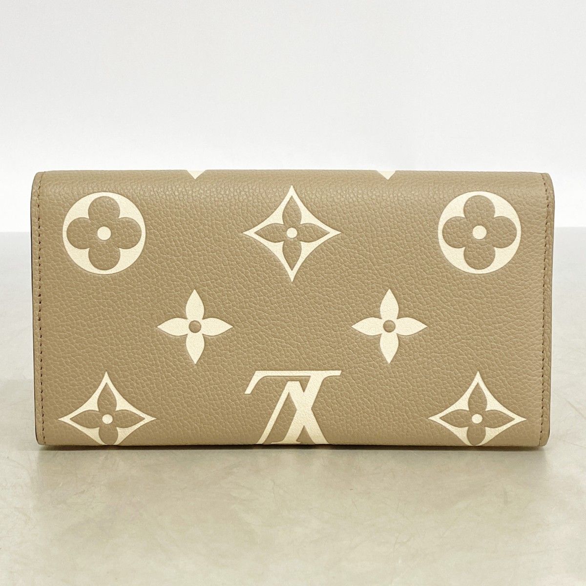 Louis Vuitton Wallet Monogram Empreinte Bicolor Portefeuille Sarah NM Tourterell — view 8