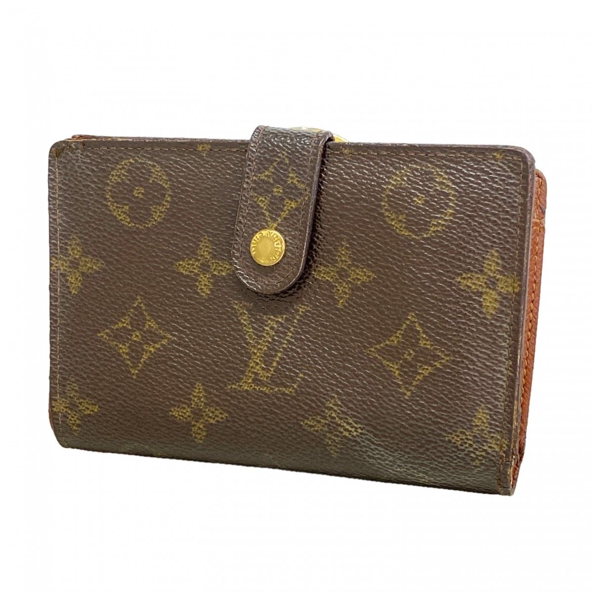 Louis Vuitton Wallet Monogram Porte-Monnaie Vier Viennois Brown