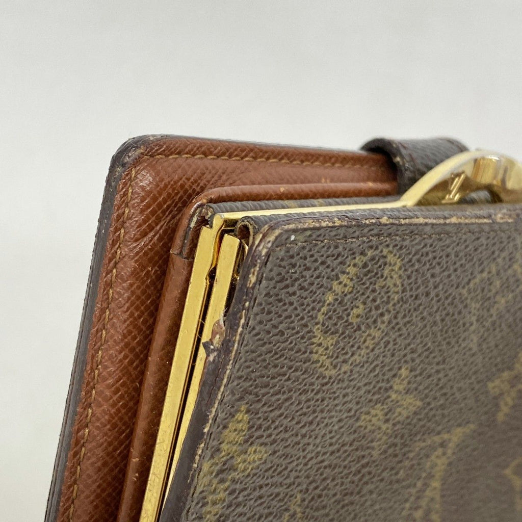 Louis Vuitton Wallet Monogram Porte-Monnaie Vier Viennois Brown — view 6