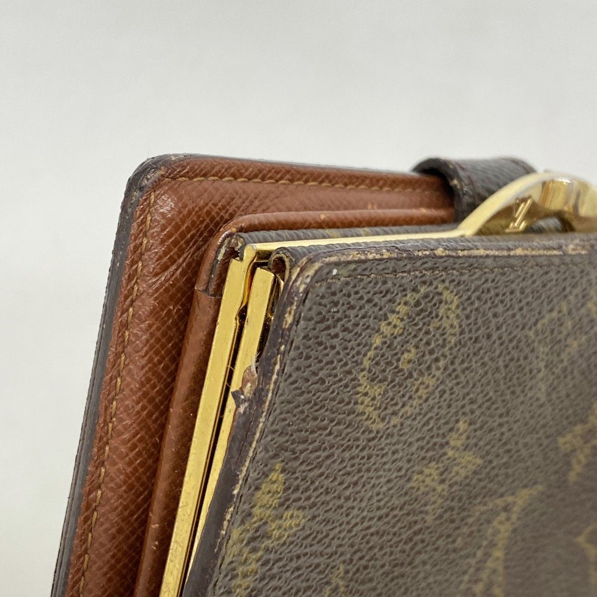 Louis Vuitton Wallet Monogram Porte-Monnaie Vier Viennois Brown — view 6
