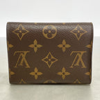 Louis Vuitton Trifold Wallet Monogram Portefeuille Victorine Brown Fuchsia — view 8