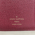 Louis Vuitton Trifold Wallet Monogram Portefeuille Victorine Brown Fuchsia — view 4