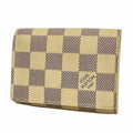 Louis Vuitton Card Case Damier Azur Envelope Business Holder White