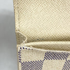 Louis Vuitton Card Case Damier Azur Envelope Business Holder White — view 9