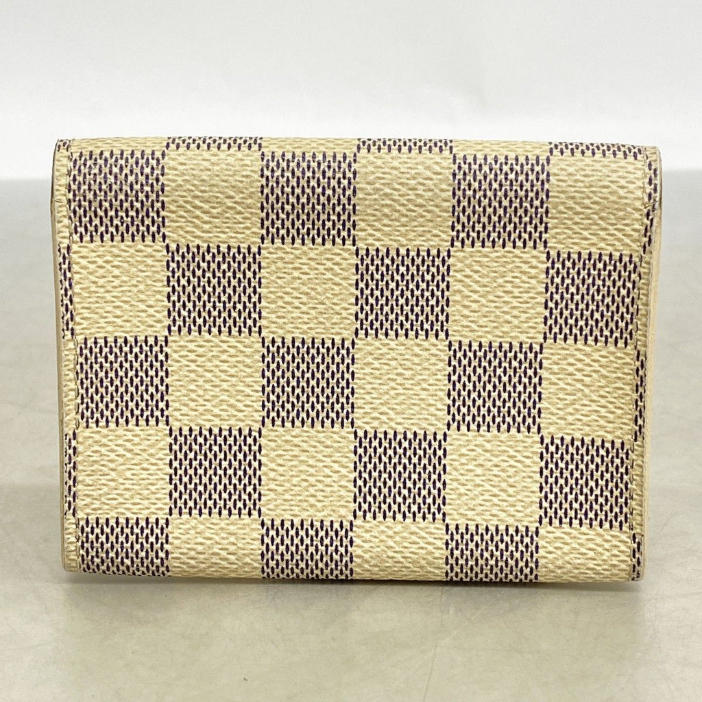 Louis Vuitton Card Case Damier Azur Envelope Business Holder White — view 3