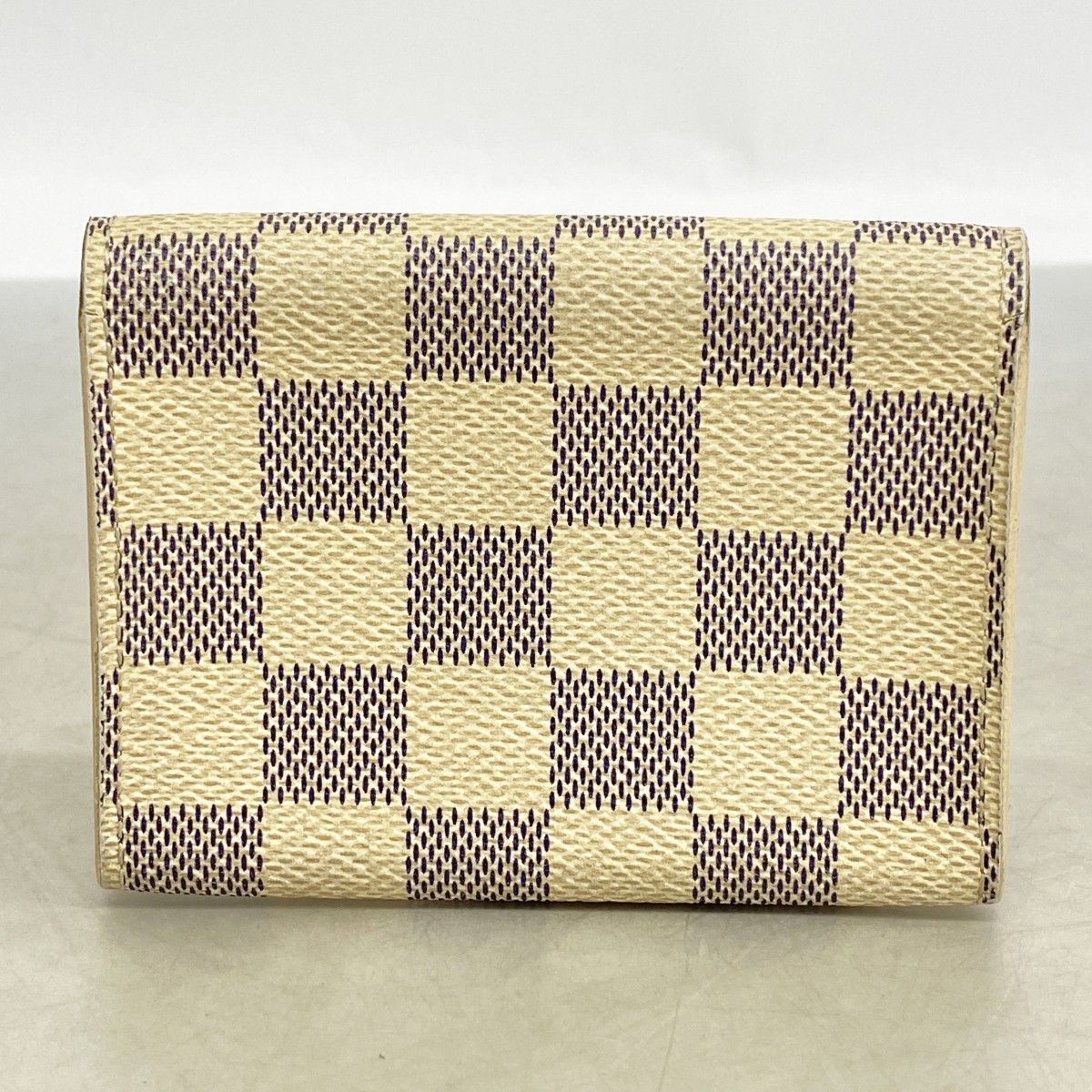Louis Vuitton Card Case Damier Azur Envelope Business Holder White — view 3