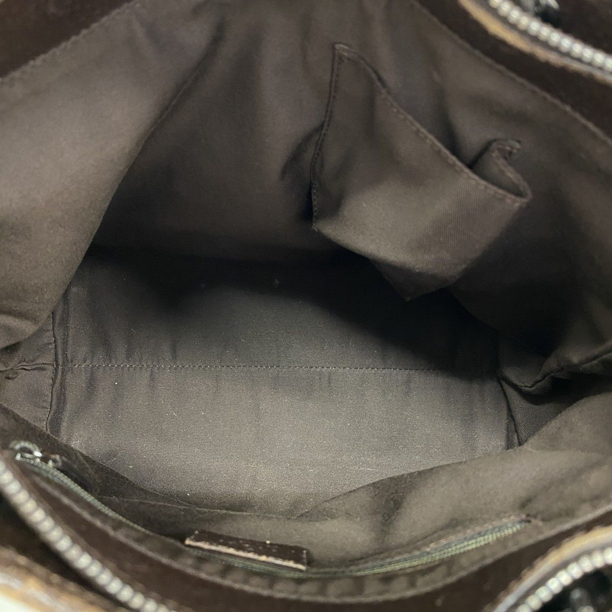 Gucci Tote GG Canvas Brown Silver — view 4