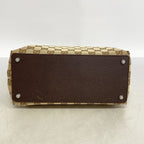 Gucci Tote GG Canvas Brown Silver — view 3