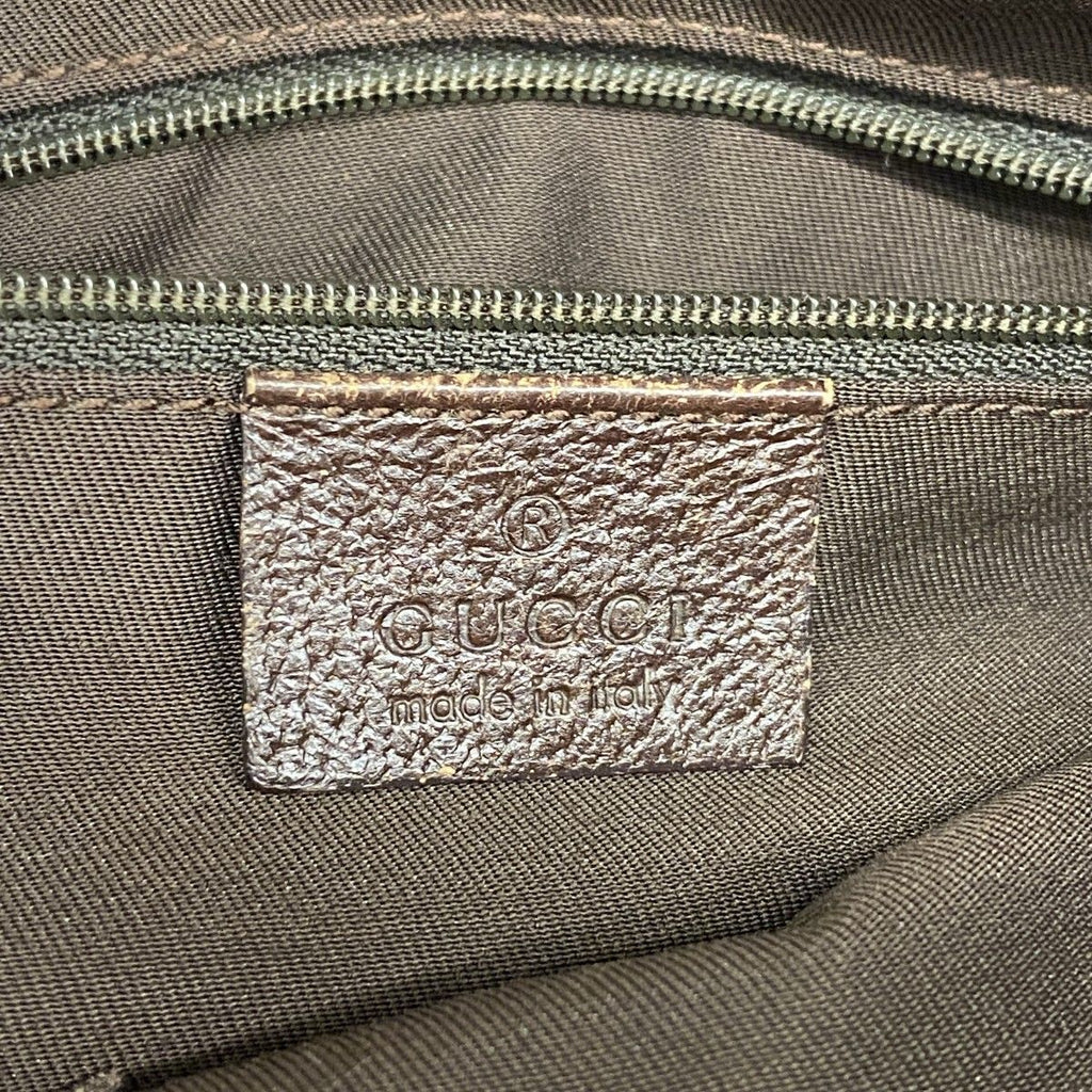 Gucci Tote GG Canvas Brown Silver — view 5