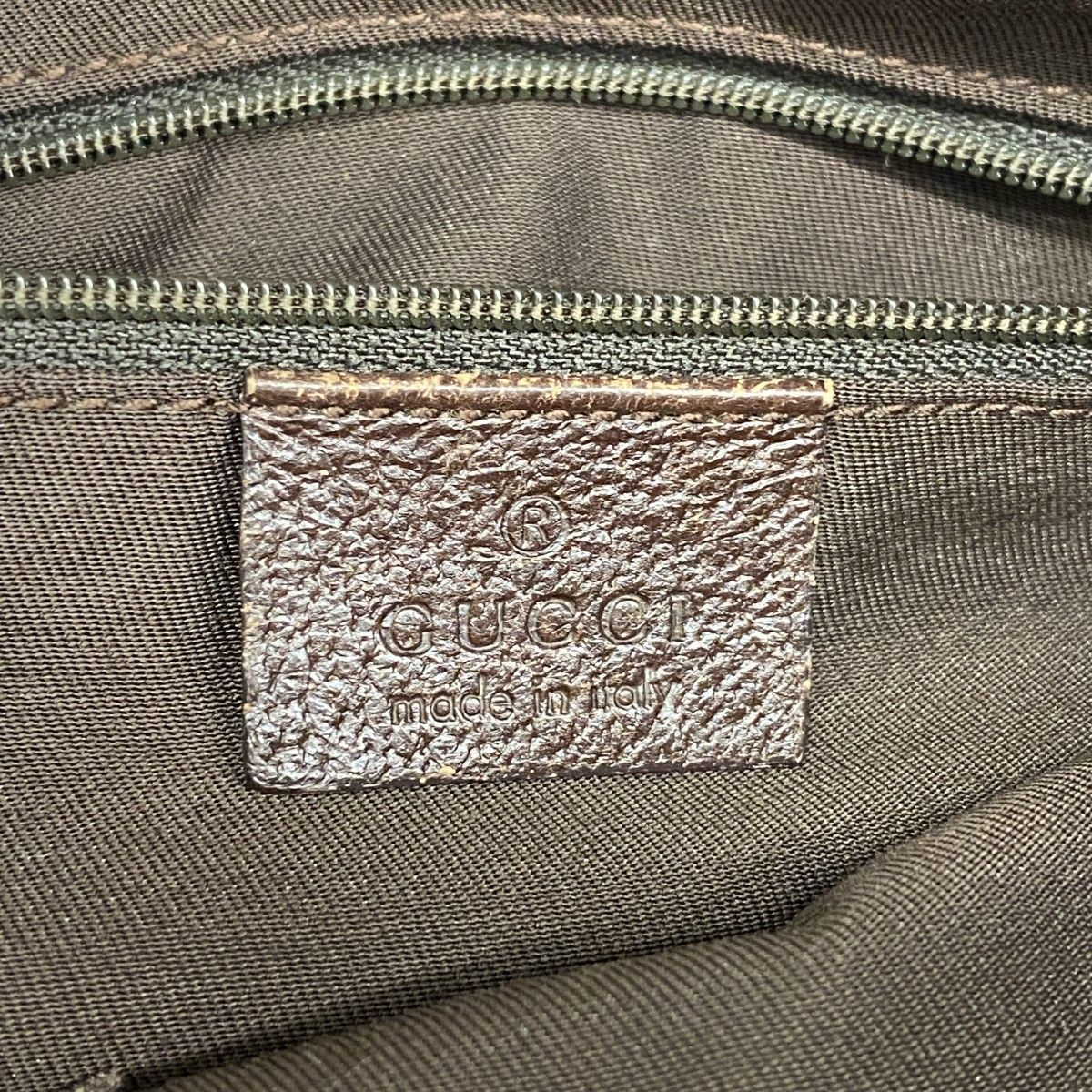 Gucci Tote GG Canvas Brown Silver — view 5