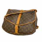 Louis Vuitton Shoulder Bag Monogram Saumur 35 Brown