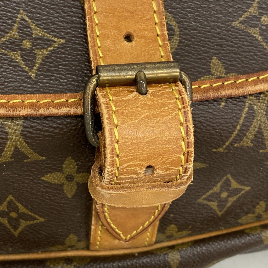 Louis Vuitton Shoulder Bag Monogram Saumur 35 Brown — view 6
