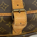 Louis Vuitton Shoulder Bag Monogram Saumur 35 Brown — view 6