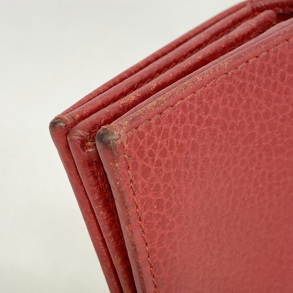 Gucci Wallet GG Marmont Leather Red Gold — view 5