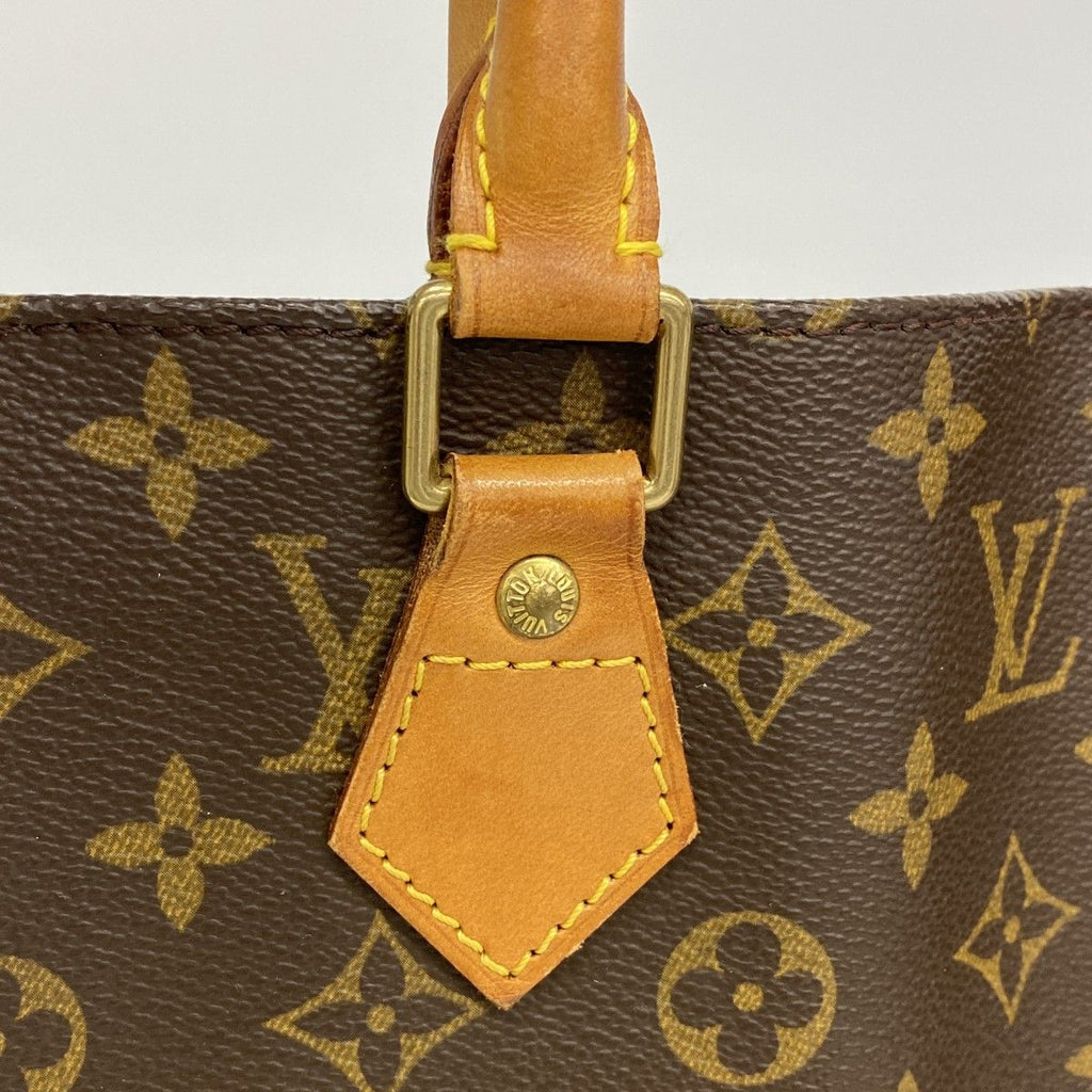 Louis Vuitton Tote Monogram Sac Plat Brown — view 9