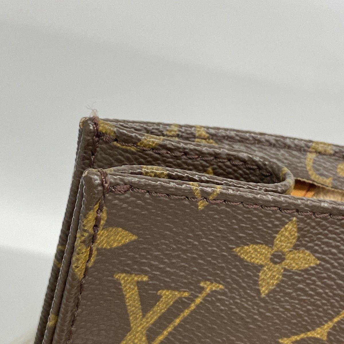 Louis Vuitton Tote Monogram Sac Plat Brown — view 7